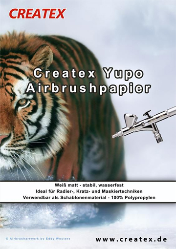 Createx Yupo Airbrushpapier