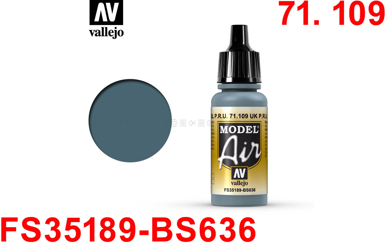 71-109 Faded P.R.U. Blue