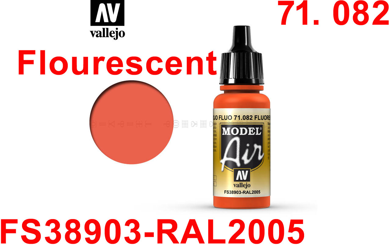 71-082 Fluorescent Red