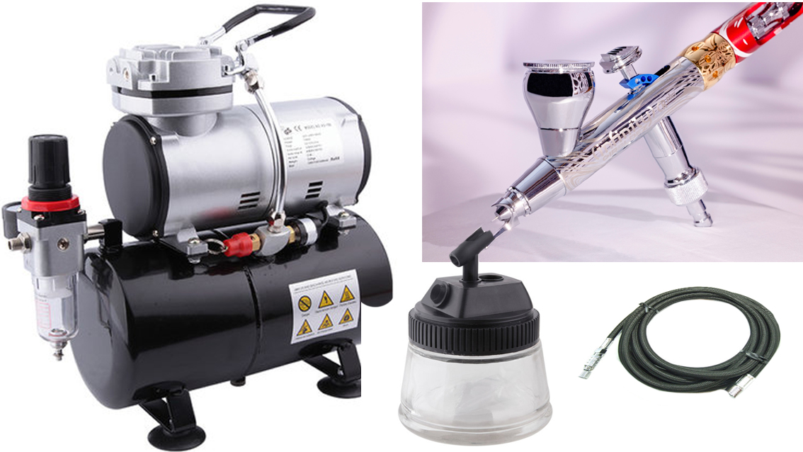 GIRALDEZ INFINITY Solo + FD 186 Airbrushset