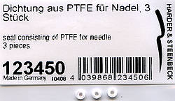 O-Ring für Nadel aus FTPE, 3 Stück