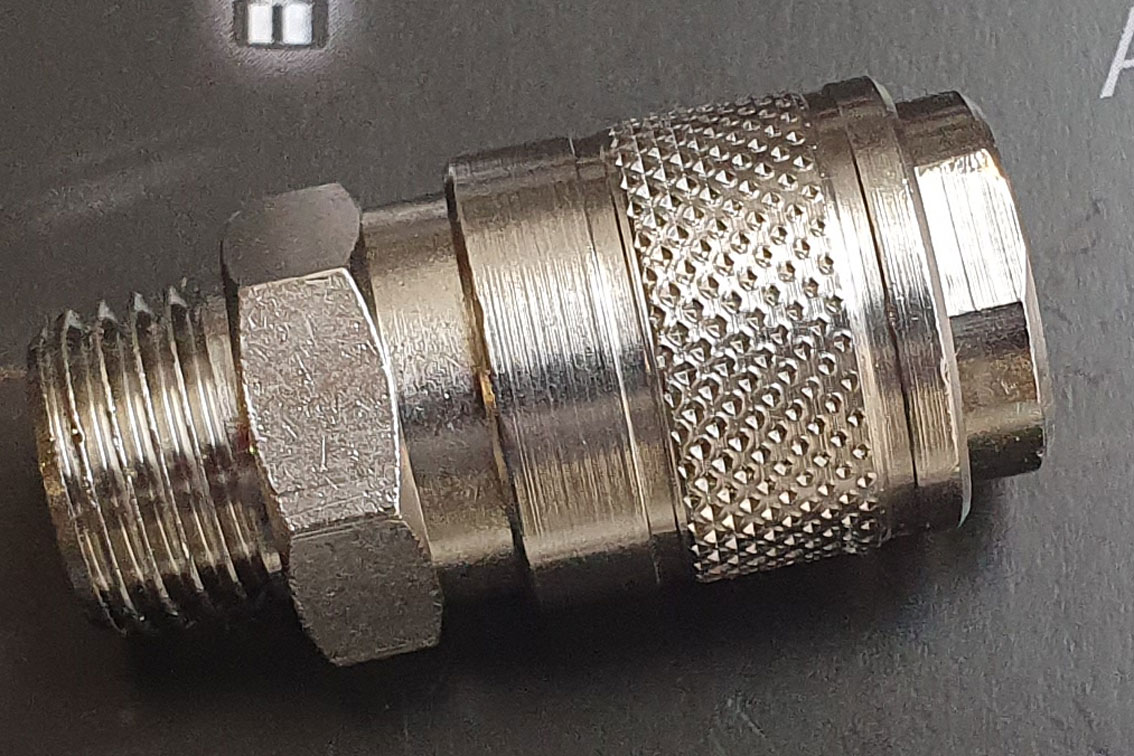 SK_NW5-G1-4A Schnellkupplung, NW 5 mm - 1/4" Außengewinde