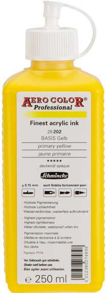 Airbrushfarbe Gelb