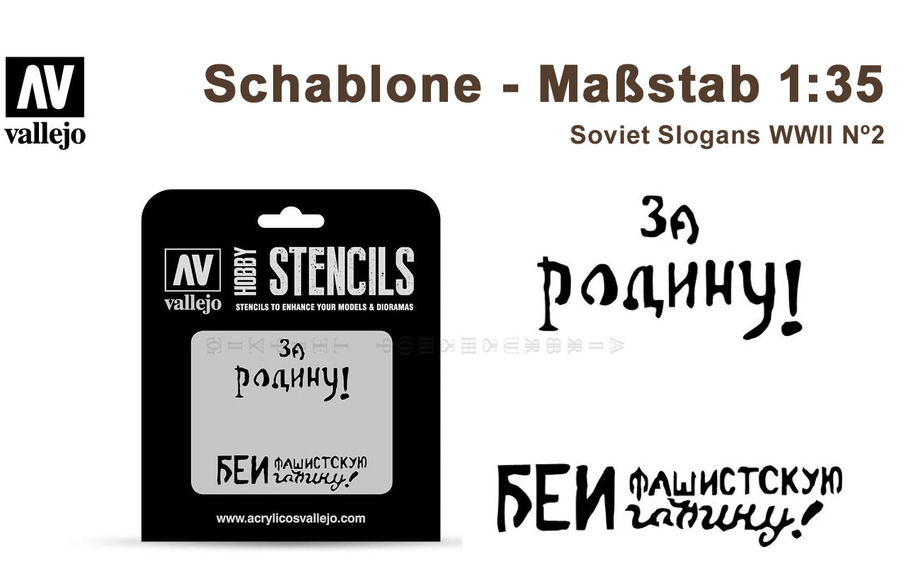 AFV005 Soviet Slogans WWII Nº2