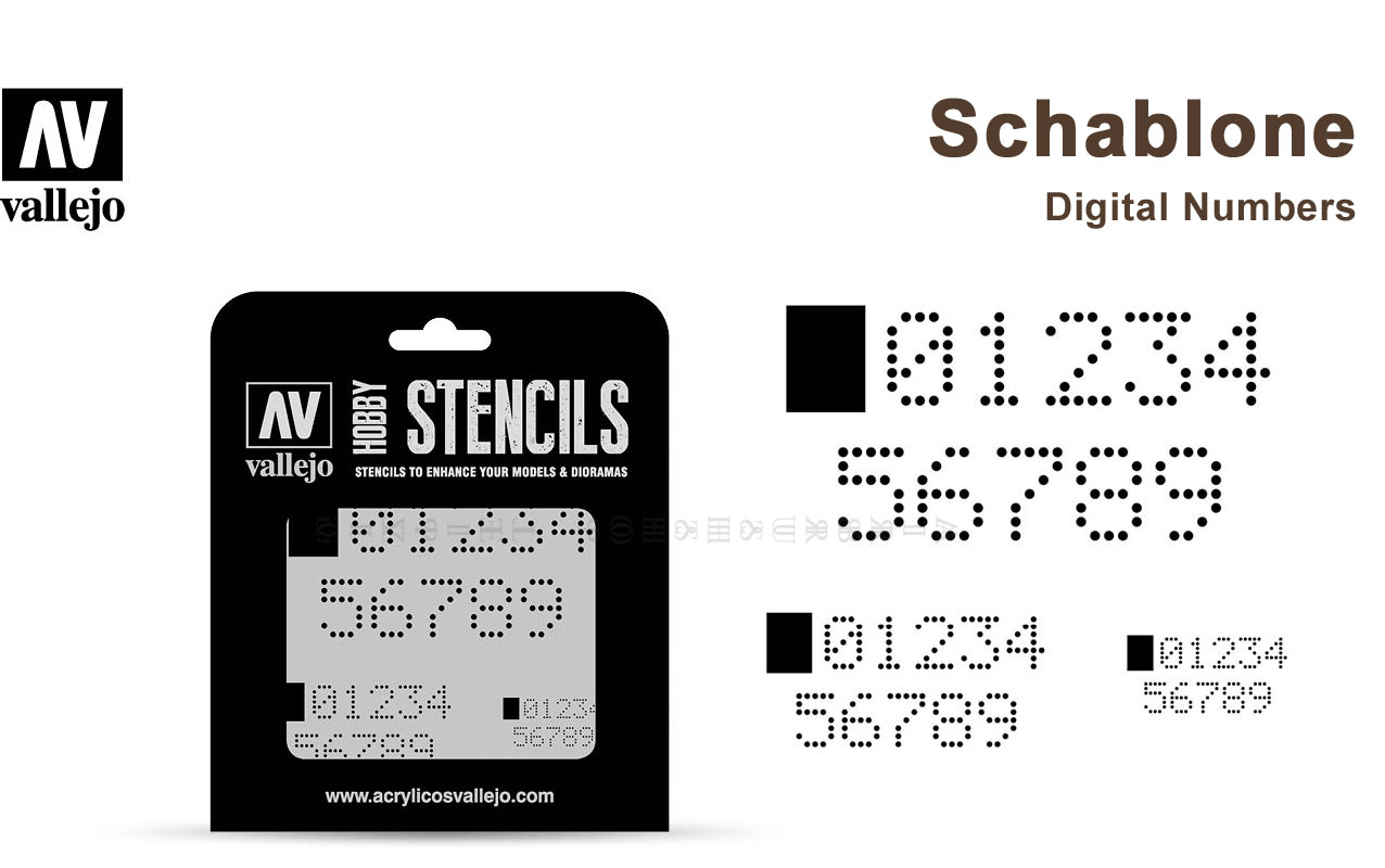 SF004 Digital Numbers