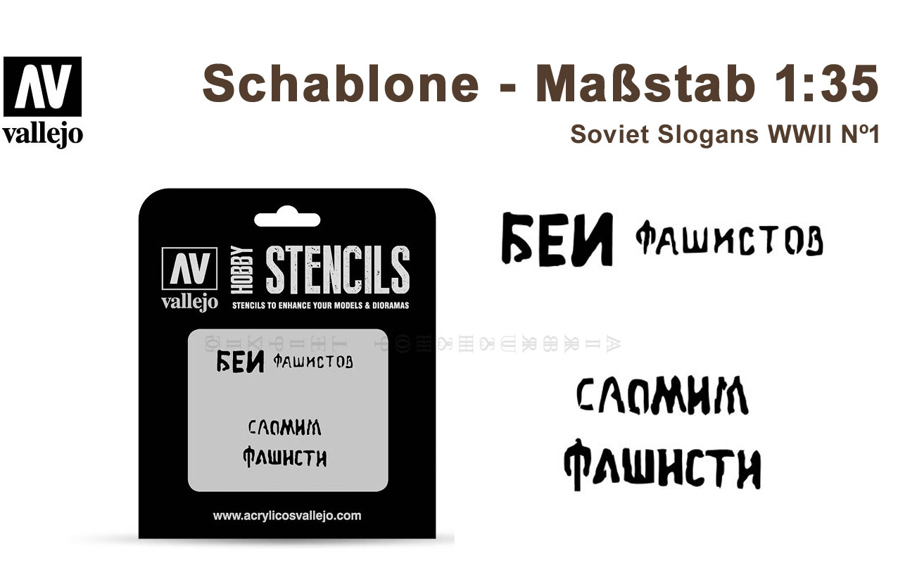 AFV004 Soviet Slogans WWII Nº1