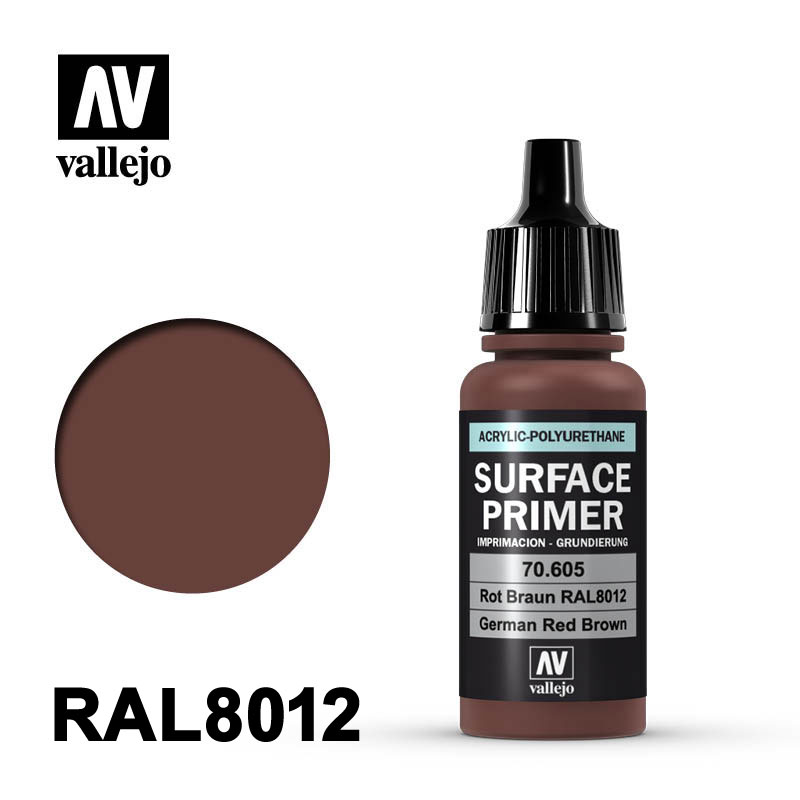 Surface Primer Rotbraun, 17 ml