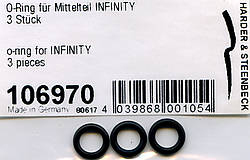 O-Ring für Infinity Mittelteil, 3 Stk.
