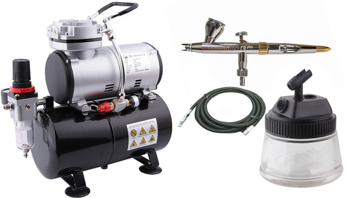 EVOLUTION 2024 CRplus solo fine line + FD 186 Airbrushset 