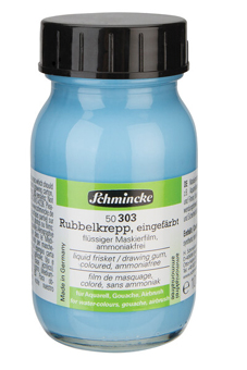 Rubbelkrepp blau eingefärbt, 100 ml