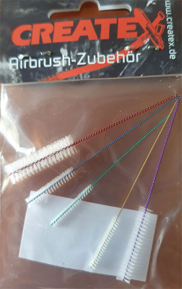 Airbrush-Minibürsten Set, 5 Stück