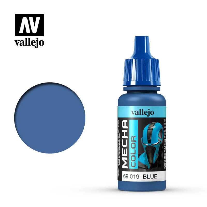 blaue Airbrushfarbe 