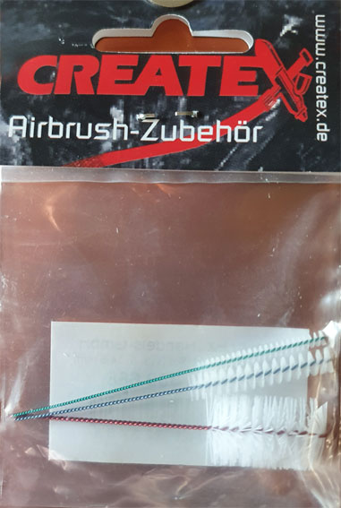 Airbrush-Minibürsten Set, 3 Stück
