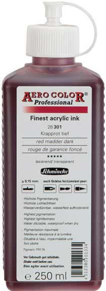 Airbrushfarbe Krapprot
