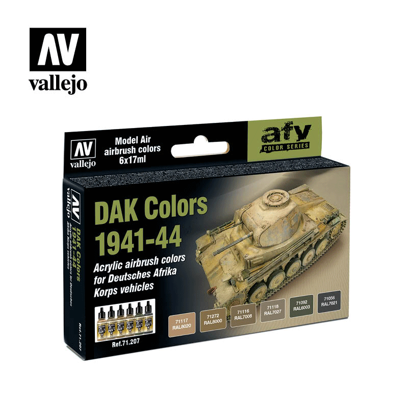 71207DAK DAK Colors 1941-1944, deutsches Afrika Korps