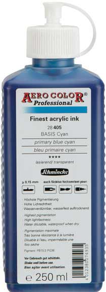 Airbrushfarbe Cyan