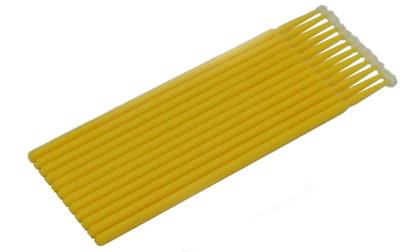 Microbrush fein, 12 Stück, gelb